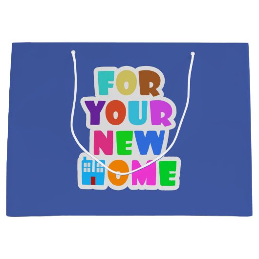 新しい家のために ラージペーパーバッグ (正面)