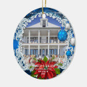 新しい家のクリスマス飾り|新しいホームギフト セラミックオーナメント (左)