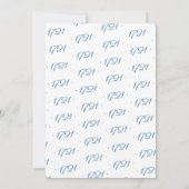 新しい家のドア番号エレガント写真の移動 案内状 (裏面)