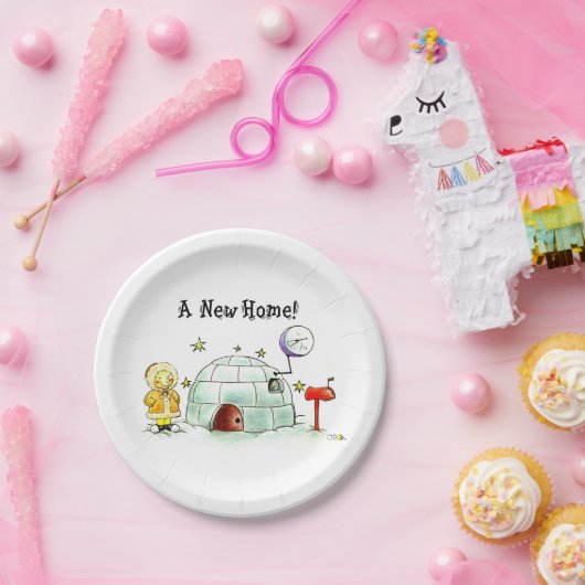 新しい家のホームパーティ ペーパープレート (パーティー)