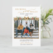 新しい家のホールを飾る フォト クリスマス 新しい家への引っ越し 案内状 (スタンド正面)