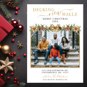 新しい家のホールを飾る フォト クリスマス 新しい家への引っ越し 案内状