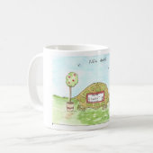 新しい家のマグ コーヒーマグカップ (正面左)