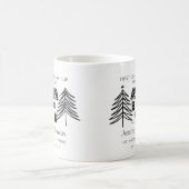 新しい家のミニマル初めてのクリスマス コーヒーマグカップ (中央)