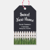 新しい家のメッシュフェンス ギフトタグ (正面)