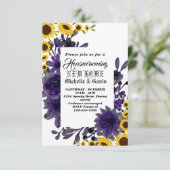 新しい家のモダンな秋のホームパーティー 招待状 (スタンド正面)