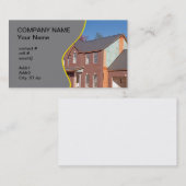 新しい家の下見張りの取付け 名刺 (正面/裏面)