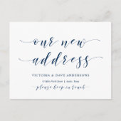 新しい家の住所、引越し案内 ポストカード (正面)