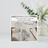 新しい家の住所 案内状 (スタンド正面)