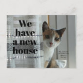 新しい家の写真がある 案内ポストカード (正面)