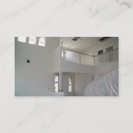 新しい家の建築 名刺 (正面)