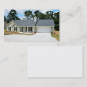 新しい家の建設業カード 名刺 (正面/裏面)