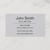 新しい家の建設業カード 名刺 (裏面)