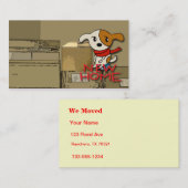 新しい家の新しい住所 名刺 (正面/裏面)