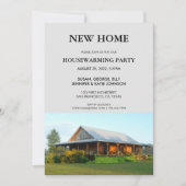 新しい家の温暖化パーティー写真 招待状 (正面)