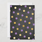 新しい家の甘いハウスウォーミングチョークボードキー招待状 招待状 (裏面)