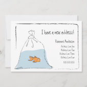 新しい家の発表 案内状 (正面)