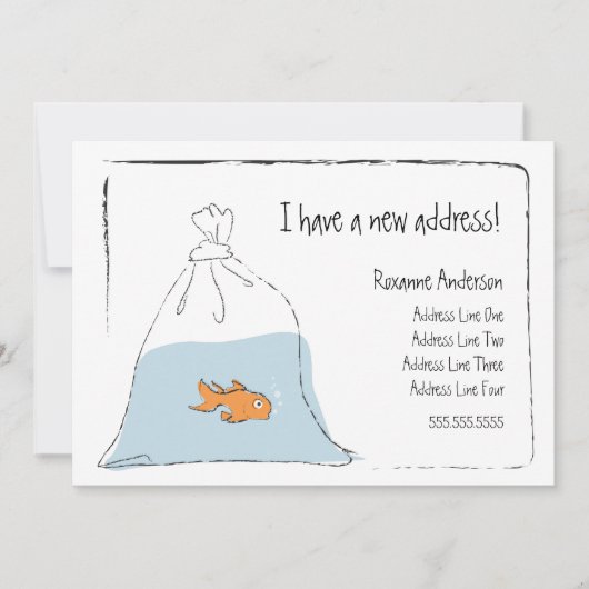 新しい家の発表 案内状 (正面)