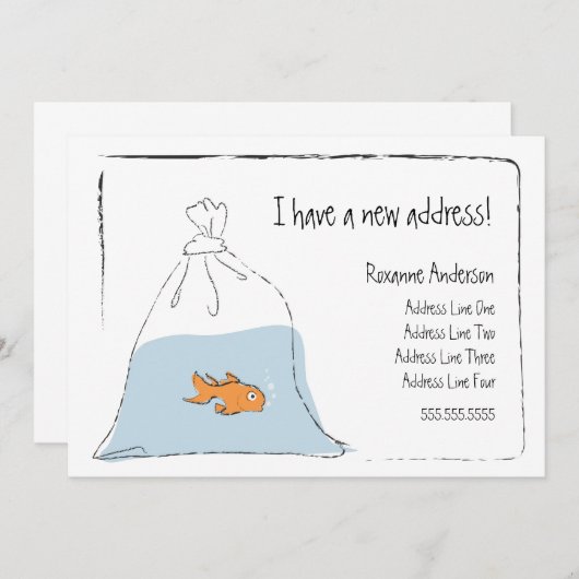 新しい家の発表 案内状 (正面/裏面)