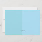 新しい家の発表 案内状 (裏面)