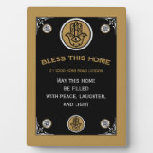 新しい家の祝福 フォトプラーク (正面)