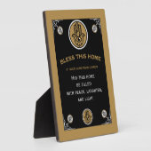 新しい家の祝福 フォトプラーク (側面)