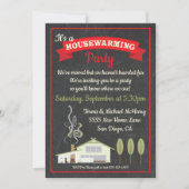 新しい家の落成パーティーの招待状 招待状 (正面)