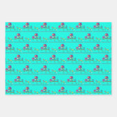 . .新しい家の鳥が引っ越すことおめでとう ラッピングペーパーシート (正面3)