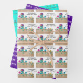 . .新しい家の鳥が引っ越すことおめでとう ラッピングペーパーシート (インサイチュ)