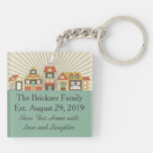 新しい家はちょうどKeychainを動かしました キーホルダー (裏面)