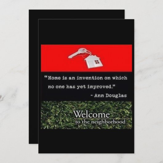 新しい家へようこそ。実在代理 シーズンカード (正面/裏面)