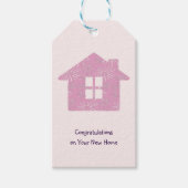 新しい家をミニマルに祝う ギフトタグ (正面)