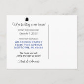 新しい家を動かす告知を作る 案内ポストカード (裏面)