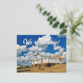 新しい家を動かす告知を作る 案内ポストカード (スタンド正面)