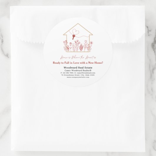 新しい家を愛する準備ができて? | エステート実在プロモーション ラウンドシール (バッグ)