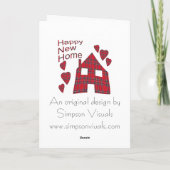 新しい家カード 案内状 (裏面)