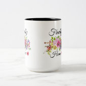 新しい家主コーヒーカップマグ、新しい家主ギフト ツートーンマグカップ (中央)