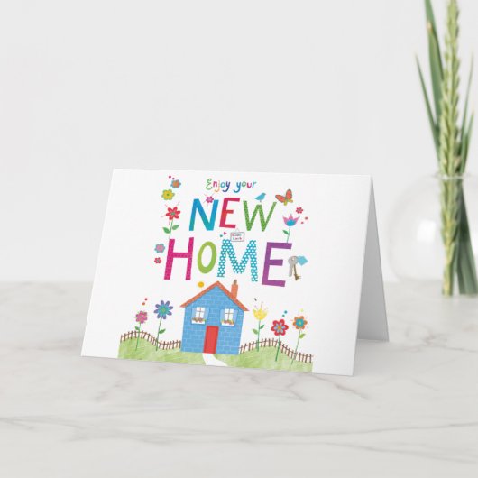 新しい家庭で幸せに過ごせる******* カード (正面)