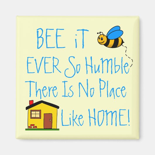 新しい家庭温暖化の贈り物 マグネット (正面)