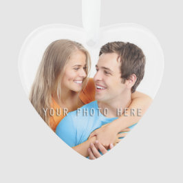 新しい家20XX |の初めてのクリスマスあなたの写真 オーナメント