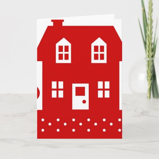 「新しい家」で幸せに 案内状 (正面)