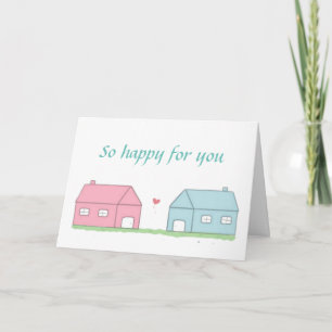 「新しい家」で「幸せ」 カード