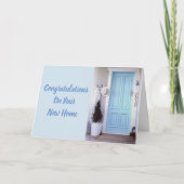 ***新しい家***のおめでとうございます カード (正面)