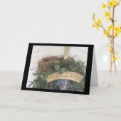 新しい家 カード (黄色い花)