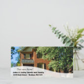 新しい家！住所の変カスタム更 案内状 (スタンド正面)