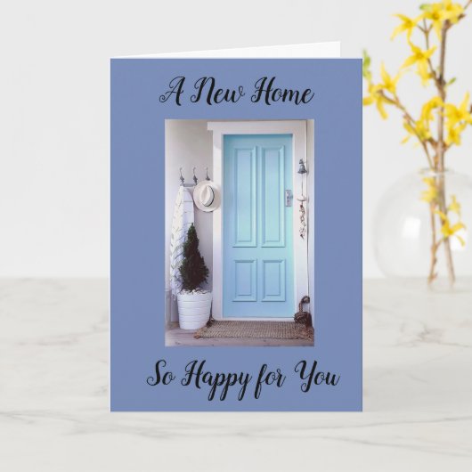 ***新しい家***新しい思い出と友人 カード (黄色い花)