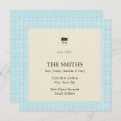 新しい家 案内状 (正面/裏面)