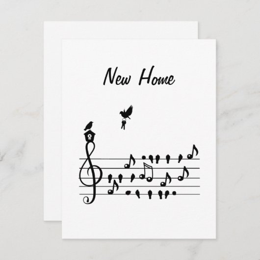 新しい家、歌の鳥の運鍵の新しい家 シーズンカード (正面/裏面)