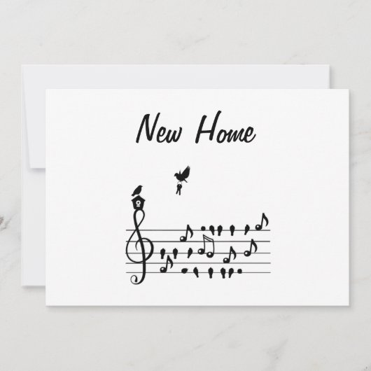 新しい家、歌の鳥の運鍵の新しい家 セーブザデート (正面)