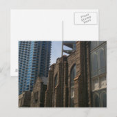 新しい対古いアトランタ ポストカード (正面/裏面)